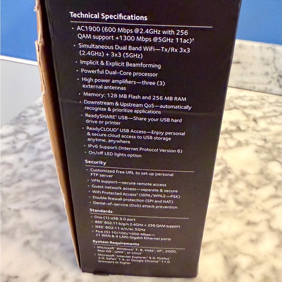 (NEW) NETGEAR Nighthawk AC1900 R6900v2 Smart Wi-Fi Router Gaming Streaming - Picture 4 of 10